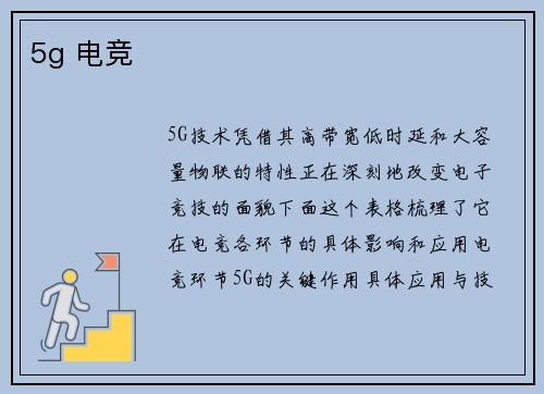 5g 电竞
